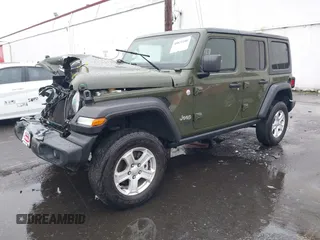 2021 Jeep Wrangler Unlimited Willys with VIN 1C4HJXDN5MW592125, listed as a IAAI auction lot 40821100 with 82,109 mi miles and . Bid and sale history available at DreamBid. Image 17.