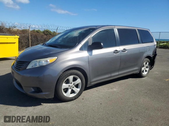 2017 Toyota Sienna L with VIN 5TDZZ3DC7HS895580, listed as a Copart auction lot 81540534 with 47,732 mi miles and Clean Title. Bid and sale history available at DreamBid. Image 1.