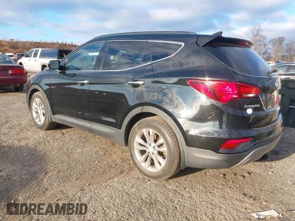 2017 Hyundai Santa Fe 2.0T with VIN 5XYZUDLA8HG502333, listed as a IAAI auction lot 41246195 with 62,772 mi miles and . Bid and sale history available at DreamBid. Image 3.