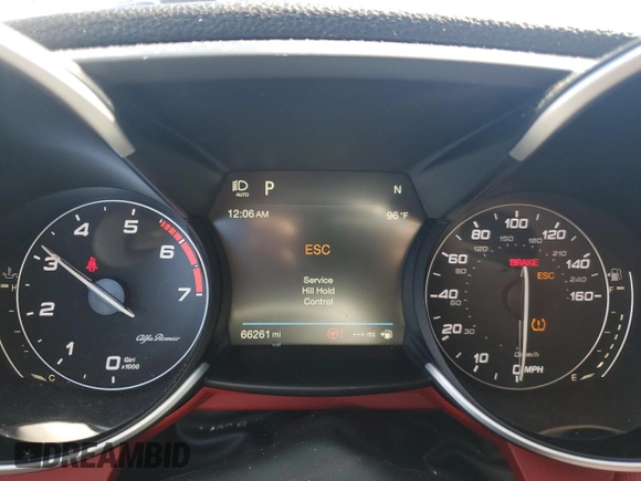 2019 Alfa Romeo Giulia с VIN ZARFAMAN3K7600293, выставлен на аукционе Copart как лот 59115595 с пробегом 66 261 миль миль и Списание • Salvage title. История ставок и продаж доступна на DreamBid. Изображение 9.