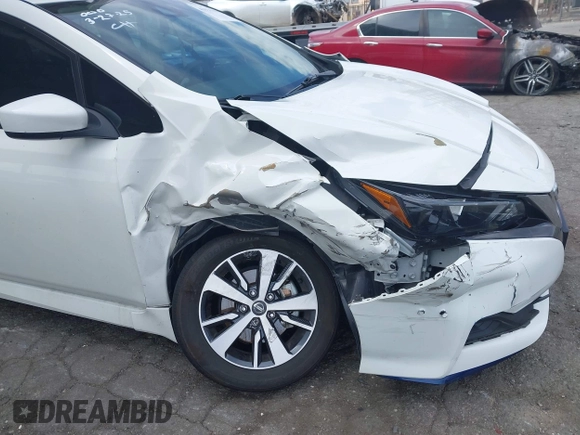 2022 Nissan LEAF S Plus with VIN 1N4BZ1BV9NC551228, listed as a IAAI auction lot 41936398 with 50,168 mi miles and . Bid and sale history available at DreamBid. Image 6.