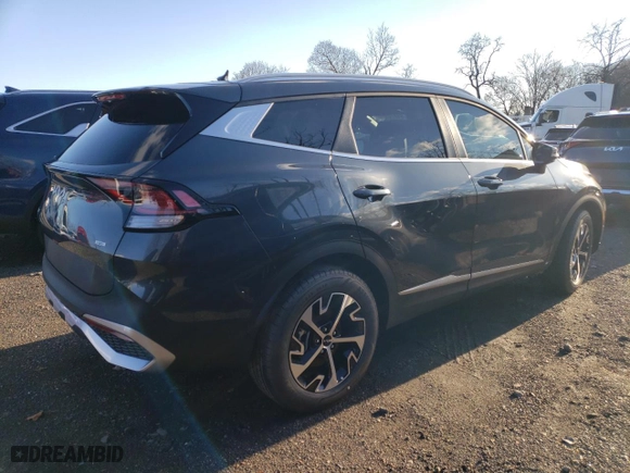 2025 Kia Sportage Hybrid EX with VIN KNDPVCDG8S7181271, listed as a Copart auction lot 84878974 with 14 mi miles and Salvage Title. Bid and sale history available at carsss.com. Image 3.