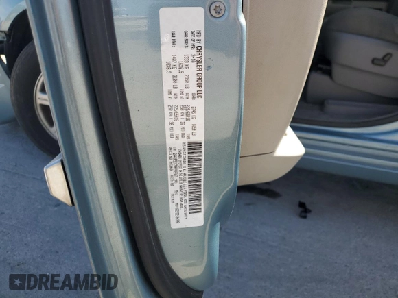 2010 Chrysler Town & Country Touring with VIN 2A4RR5D17AR266307, listed as a Copart auction lot 51007275 with 205,547 mi miles and Salvage Title. Bid and sale history available at DreamBid. Image 15.