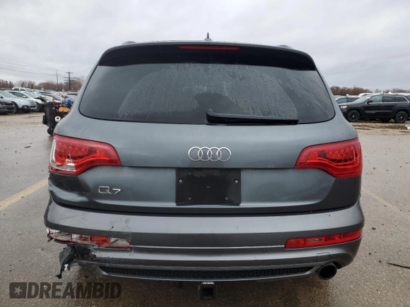 2012 Audi Q7 3.0T S line with VIN WA1DGAFE8CD002351, listed as a Copart auction lot 86126754 with 108,138 mi miles and Salvage Title. Bid and sale history available at carsss.com. Image 6.