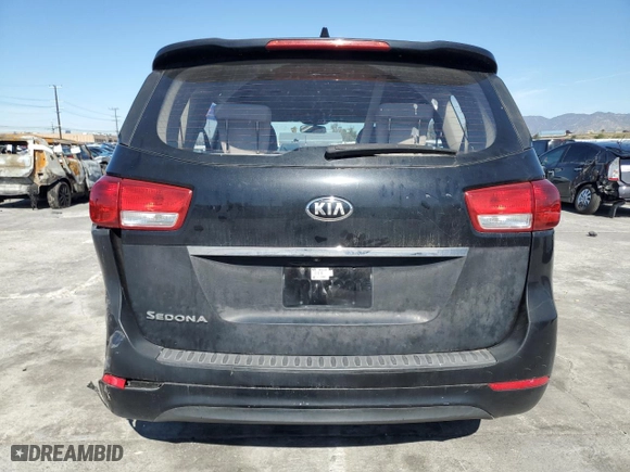 2016 Kia Sedona L with VIN KNDMA5C15G6120822, listed as a Copart auction lot 48003925 with 139,608 mi miles and Salvage Title. Bid and sale history available at carsss.com. Image 6.