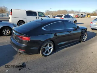 2018 Audi A5 Sportback Premium Plus with VIN WAUENCF51JA080963, listed as a Copart auction lot 40986024 with 71,160 mi miles. Bid and sale history available at carsss.com. Image 3.