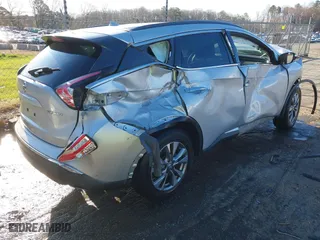 2016 Nissan Murano SL with VIN 5N1AZ2MH0GN127393, listed as a IAAI auction lot 41847066 with 138,766 mi miles. Bid and sale history available at carsss.com. Image 4.