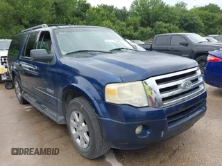 2008 Ford Expedition Max SSV with VIN 1FMFK15528LA16821, listed as a IAAI auction lot 42457407 with 180,415 mi miles and . Bid and sale history available at DreamBid. Image 1.
