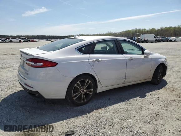 2020 Ford Fusion Titanium with VIN 3FA6P0K9XLR204414, listed as a Copart auction lot 51133515 with 123,564 mi miles and Clean title. Bid and sale history available at DreamBid. Image 3.