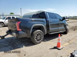 2022 Toyota Tundra Limited with VIN 5TFJA5ABXNX004246, listed as a Copart auction lot 55770835 with Not provided miles and Salvage title. Bid and sale history available at DreamBid. Image 3.