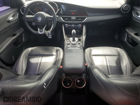 2020 Alfa Romeo Giulia with VIN ZARFAMAN4L7623860, listed as a Copart auction lot 59011605 with 72,080 mi miles and Non repairable. Bid and sale history available at DreamBid. Image 8.