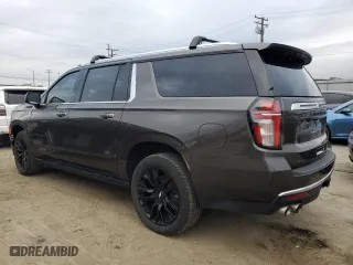 2021 Chevrolet Suburban High Country with VIN 1GNSKGKL0MR188370, listed as a Copart auction lot 53815855 with 53,881 mi miles and Salvage Title. Bid and sale history available at carsss.com. Image 2.