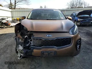 2018 Kia Sportage LX with VIN KNDPMCAC0J7447496, listed as a Copart auction lot 49890975 with 76,702 mi miles and Salvage Title. Bid and sale history available at carsss.com. Image 5.