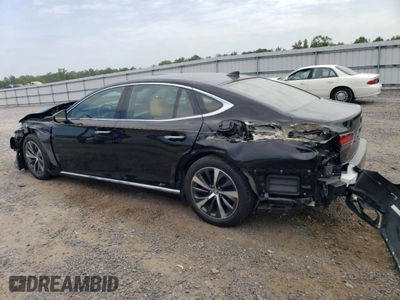 2021 Lexus LS with VIN JTHD51GF8M5008700, listed as a Copart auction lot 69260184 with 25,009 mi miles and Salvage Title. Bid and sale history available at carsss.com. Image 2.