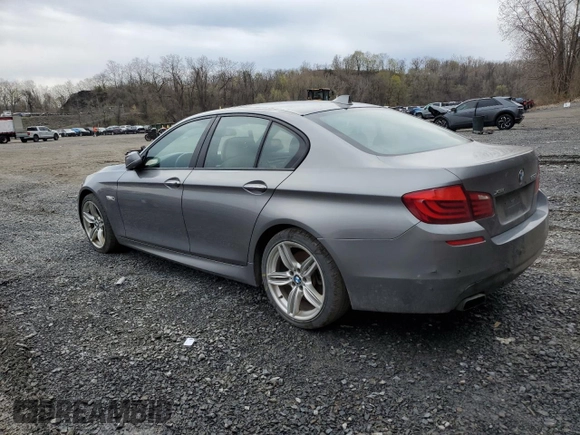 2013 BMW 5 Series 550i xDrive with VIN WBAFU9C52DDY70256, listed as a Copart auction lot 53100075 with 176,876 mi miles and Salvage Title. Bid and sale history available at carsss.com. Image 2.