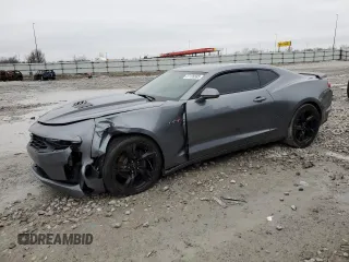 2020 Chevrolet Camaro 1SS with VIN 1G1FE1R76L0122411, listed as a Copart auction lot 47126585 with 77,924 mi miles and Salvage Title. Bid and sale history available at carsss.com. Image 1.