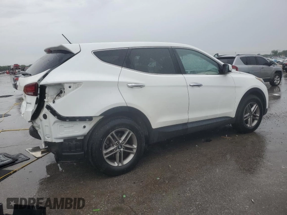 2018 Hyundai Santa Fe 2.4L with VIN 5NMZT3LB9JH088836, listed as a Copart auction lot 60206855 with 111,208 mi miles and Salvage title. Bid and sale history available at DreamBid. Image 3.
