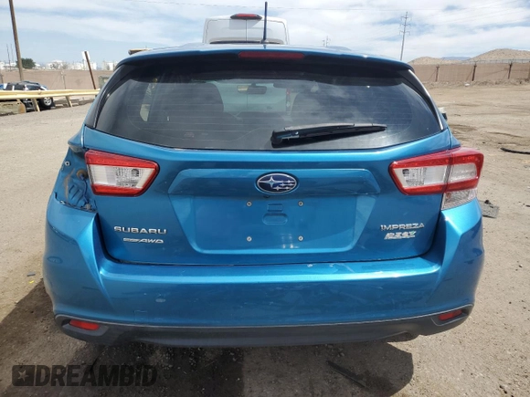 2017 Subaru Impreza with VIN 4S3GTAA66H3723148, listed as a Copart auction lot 58191505 with 75,524 mi miles and Salvage title. Bid and sale history available at DreamBid. Image 6.