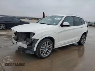 2017 BMW X3 xDrive35i with VIN 5UXWX7C38H0U44063, listed as a Copart auction lot 44501435 with 78,302 mi miles and Salvage Title. Bid and sale history available at DreamBid. Image 1.