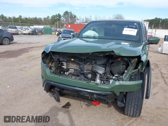 2022 Nissan Frontier SV with VIN 1N6ED1EJXNN628236, listed as a IAAI auction lot 41740872 with 21,361 mi miles. Bid and sale history available at carsss.com. Image 6.