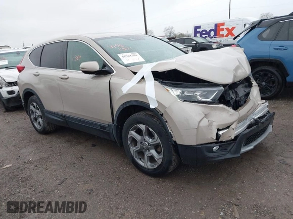 2018 Honda CR-V EX-L with VIN 2HKRW2H87JH681113, listed as a IAAI auction lot 41961301 with 85,672 mi miles. Bid and sale history available at carsss.com. Image 1.