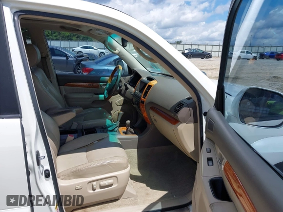 2005 Lexus GX 470 z VIN JTJBT20X350075577, wystawiony jako IAAI lot #42534615 z przebiegiem 233 329 mil mil oraz . Historia ofert i sprzedaży dostępna na DreamBid. Obrazek 5.