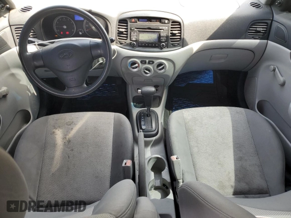 2011 Hyundai Accent GLS with VIN KMHCN4AC6BU612483, listed as a Copart auction lot 53505155 with 149,865 mi miles and Salvage Title. Bid and sale history available at carsss.com. Image 8.