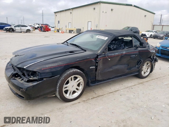 1998 Ford Mustang GT with VIN 1FAFP45X2WF272659, listed as a Copart auction lot 54121775 with 83,338 mi miles and Salvage title. Bid and sale history available at DreamBid. Image 1.