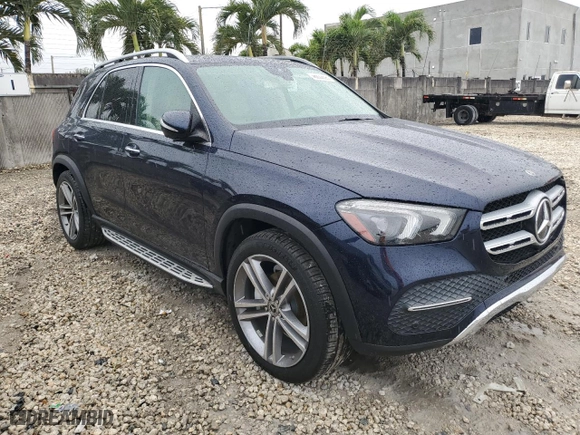 2020 Mercedes-Benz GLE with VIN 4JGFB4KB1LA048773, listed as a Copart auction lot 46632895 with NaN miles and Salvage Title. Bid and sale history available at carsss.com. Image 4.