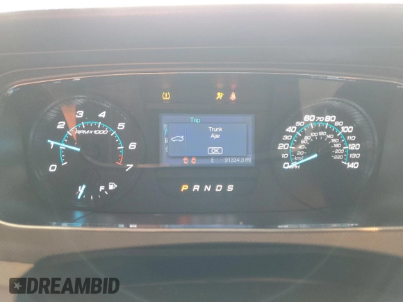 2017 Ford Taurus SE with VIN 1FAHP2D84HG105434, listed as a Copart auction lot 49170605 with 91,334 mi miles and Salvage Title. Bid and sale history available at DreamBid. Image 9.