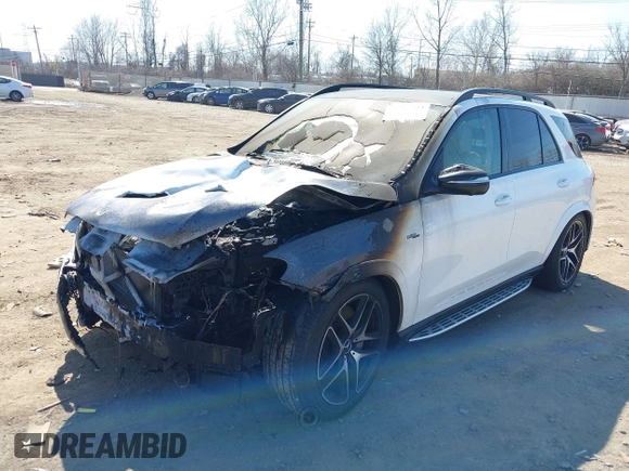 2021 Mercedes-Benz GLE 53 AMG with VIN 4JGFB6BB0MA284652, listed as a IAAI auction lot 41781323 with Not provided miles and . Bid and sale history available at DreamBid. Image 2.