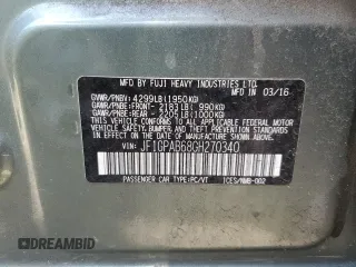 2016 Subaru Impreza Premium with VIN JF1GPAB68GH270340, listed as a Copart auction lot 55255525 with 71,365 mi miles and Salvage title. Bid and sale history available at DreamBid. Image 12.