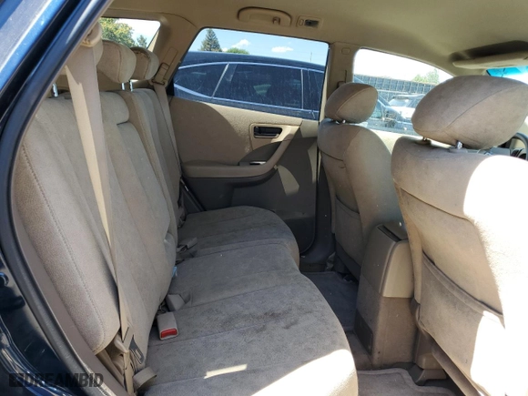 2004 Nissan Murano SL with VIN JN8AZ08W34W320018, listed as a Copart auction lot 67691304 with 162,642 mi miles and Salvage Title. Bid and sale history available at carsss.com. Image 10.