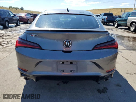 2023 Acura Integra w/A-Spec Package with VIN 19UDE4H31PA004007, listed as a Copart auction lot 71381574 with 39,960 mi miles and Salvage Title. Bid and sale history available at carsss.com. Image 6.