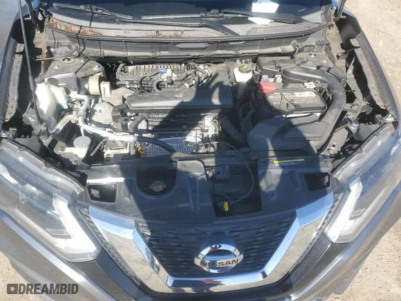2017 Nissan Rogue S with VIN KNMAT2MV4HP505118, listed as a Copart auction lot 48347955 with 51,029 mi miles and Salvage Title. Bid and sale history available at carsss.com. Image 12.