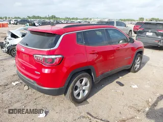 2018 Jeep Compass Latitude with VIN 3C4NJCBB0JT124163, listed as a IAAI auction lot 42293176 with 55,676 mi miles and . Bid and sale history available at DreamBid. Image 4.