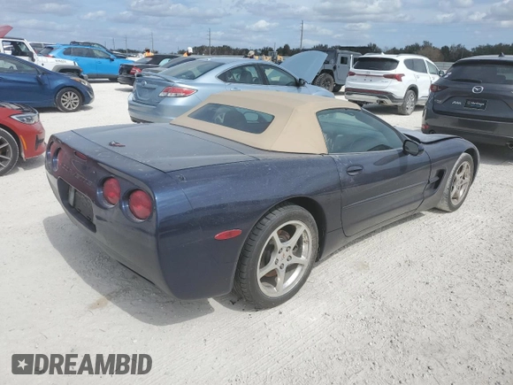 2001 Chevrolet Corvette with VIN 1G1YY32G415113549, listed as a Copart auction lot 76927164 with 0 mi miles and Salvage Title. Bid and sale history available at carsss.com. Image 3.