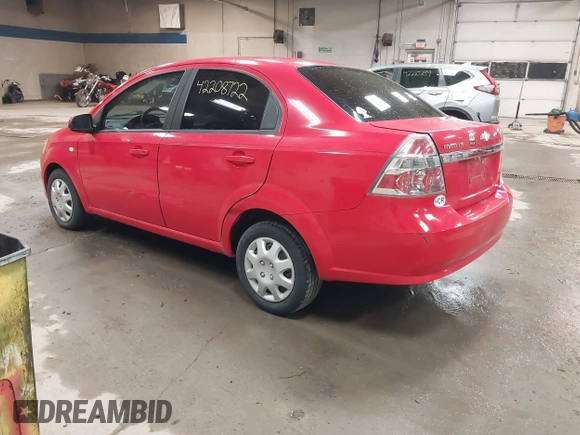 2008 Chevrolet Aveo LS with VIN KL1TD56618B041867, listed as a IAAI auction lot 42208722 with 133,667 mi miles and . Bid and sale history available at DreamBid. Image 3.