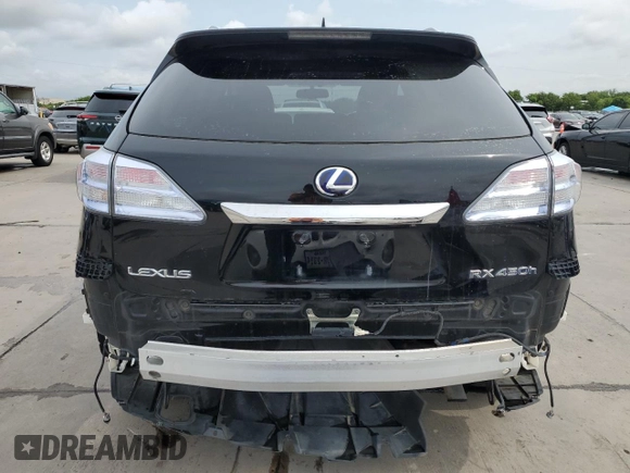 2010 Lexus RX 450h with VIN JTJBC1BA1A2407999, listed as a Copart auction lot 64231704 with 324,991 mi miles and Clean Title. Bid and sale history available at DreamBid. Image 6.