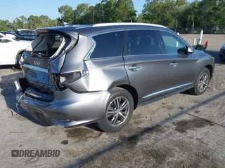 2017 Infiniti QX60 with VIN 5N1DL0MN0HC518047, listed as a IAAI auction lot 42064816 with 79,881 mi miles. Bid and sale history available at carsss.com. Image 4.