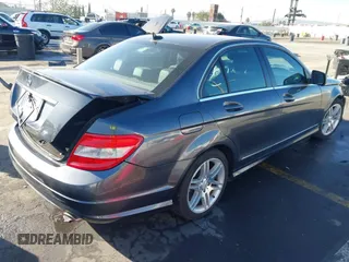 2009 Mercedes-Benz C-Class 3.5L Sport with VIN WDDGF56X39F210185, listed as a IAAI auction lot 41359354 with 1 mi miles. Bid and sale history available at carsss.com. Image 4.