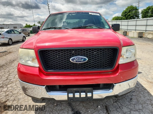 2005 Ford F-150 XLT with VIN 1FTPW12555KE67826, listed as a Copart auction lot 61623865 with 167,089 mi miles and Clean title. Bid and sale history available at DreamBid. Image 5.