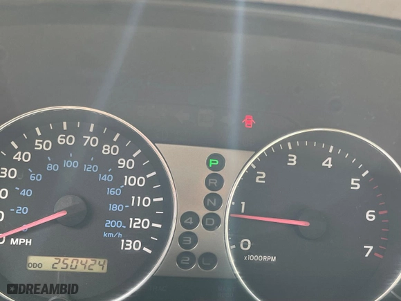 2004 Toyota Land Cruiser with VIN JTEHT05J742067423, listed as a Copart auction lot 45664965 with 250,424 mi miles and Clean Title. Bid and sale history available at carsss.com. Image 8.