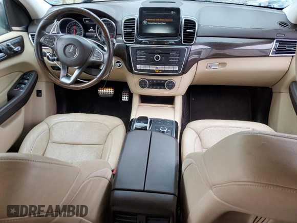 2018 Mercedes-Benz GLE 43 AMG with VIN 4JGDA6EB4JB028137, listed as a Copart auction lot 43580115 with 58,724 mi miles and Salvage Title. Bid and sale history available at DreamBid. Image 8.