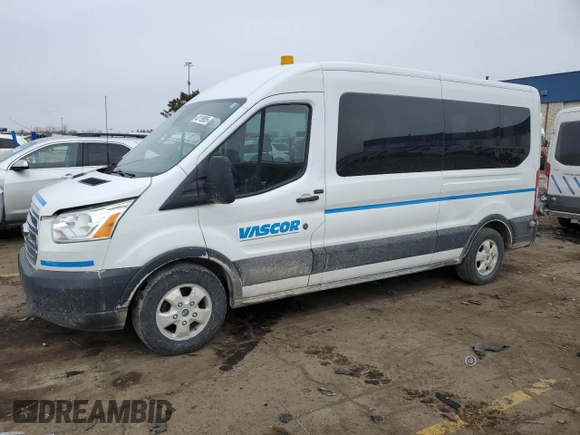 2018 Ford Transit Passenger XL with VIN 1FBAX2CM9JKA86087, listed as a Copart auction lot 43119905 with 56,664 mi miles and Clean title. Bid and sale history available at DreamBid. Image 1.