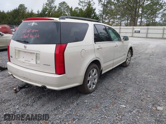2008 Cadillac SRX RWD z VIN 1GYEE637580123768, wystawiony jako IAAI lot #41802877 z przebiegiem 149 249 mil mil oraz . Historia ofert i sprzedaży dostępna na DreamBid. Obrazek 4.