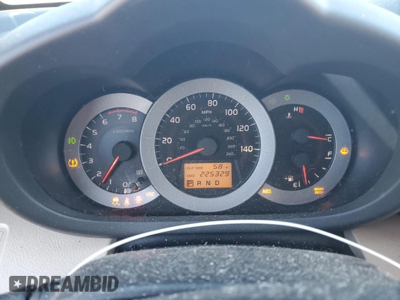 2008 Toyota RAV4 Ltd with VIN JTMZK31V385017595, listed as a Copart auction lot 47410585 with 225,329 mi miles and Salvage Title. Bid and sale history available at carsss.com. Image 9.