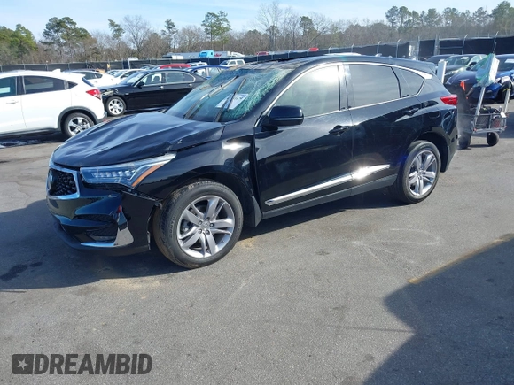 2021 Acura RDX w/Advance Package with VIN 5J8TC1H74ML011746, listed as a IAAI auction lot 41331679 with 72,676 mi miles. Bid and sale history available at carsss.com. Image 2.