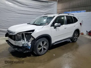 2021 Subaru Forester Touring с VIN JF2SKAXC4MH552456, выставлен на аукционе Copart как лот 58398185 с пробегом 28 540 миль миль и Списание • Salvage title. История ставок и продаж доступна на DreamBid. Изображение 1.