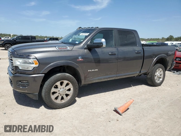 2019 Ram 2500 Laramie with VIN 3C6UR5FL5KG652706, listed as a Copart auction lot 48229915 with 83,245 mi miles and Salvage Title. Bid and sale history available at carsss.com. Image 1.